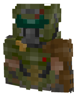 Black skin: bust render
