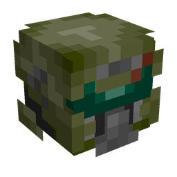 Black skin: head render