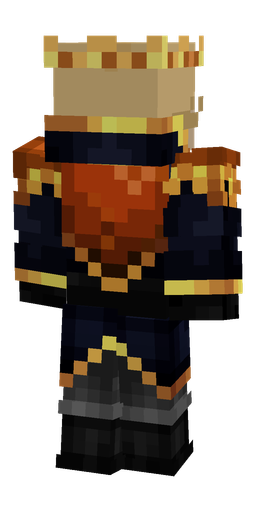 Black skin: body, back render