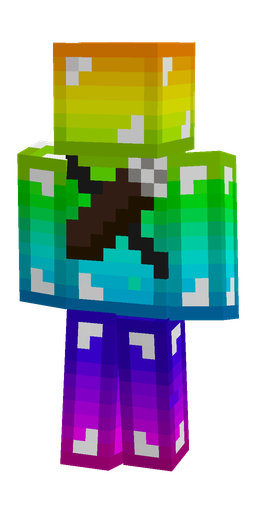 Blue skin: body, back render