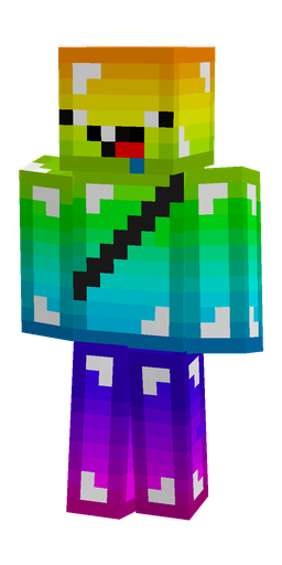 Blue skin: body, front render