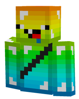 Blue skin: bust render