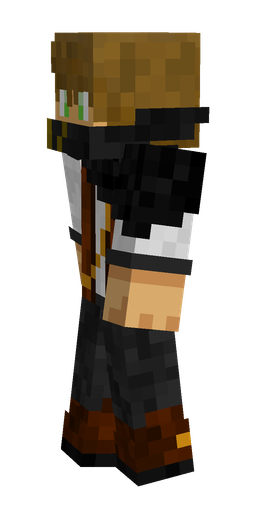 Black skin: body, left side render