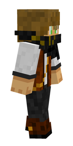 Black skin: body, right side render