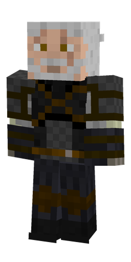 Black skin: body, front render