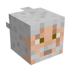 Black skin: head render