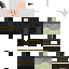 Black skin: raw texture render