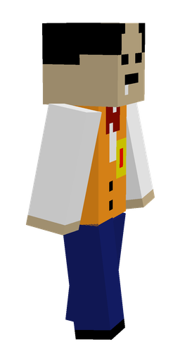 Blue skin: body, right side render