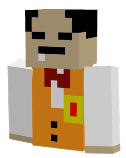 Blue skin: bust render