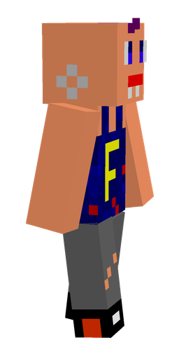 Blue skin: body, right side render