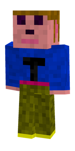 Blue skin: body, front render