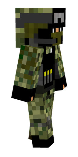 Black skin: body, right side render
