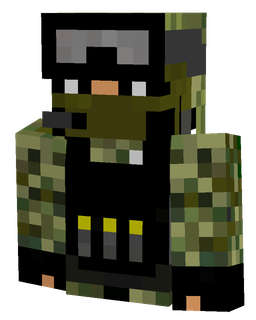 Black skin: bust render