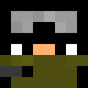 Black skin: face render