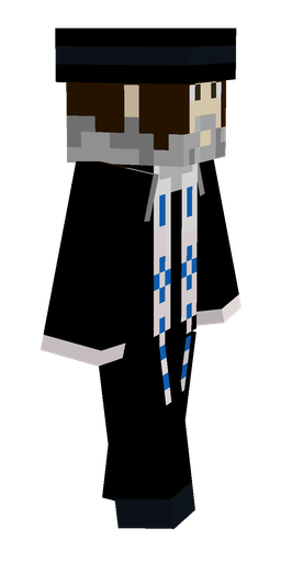 Black skin: body, right side render