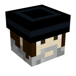 Black skin: head render