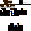 Black skin: raw texture render