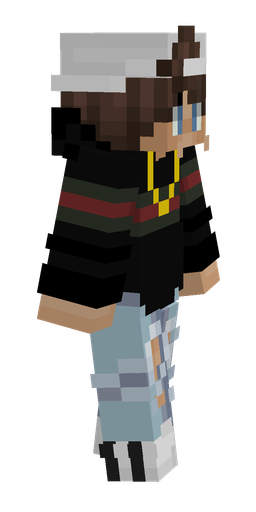 Black skin: body, right side render