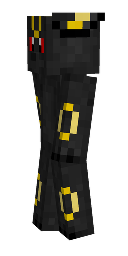 Black skin: body, left side render