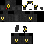 Black skin: raw texture render