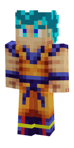 Blue skin: body, front render