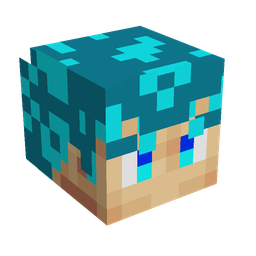 Blue skin: head render