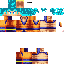 Blue skin: raw texture render