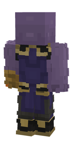 Black skin: body, back render