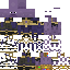 Black skin: raw texture render