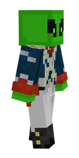 Black skin: body, right side render