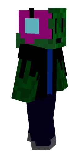 Black skin: body, right side render