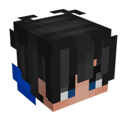 Black skin: head render