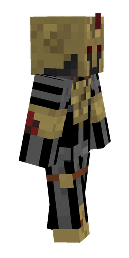 Brown skin: body, right side render
