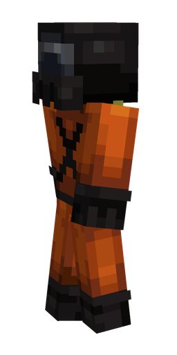 Black skin: body, left side render