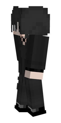 Black skin: body, left side render