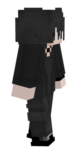 Black skin: body, right side render