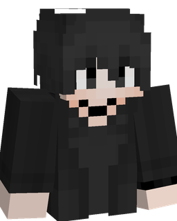 Black skin: bust render