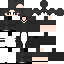 Black skin: raw texture render