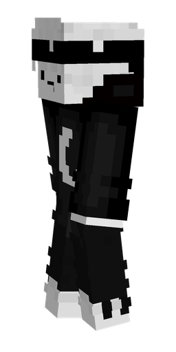 Black skin: body, left side render