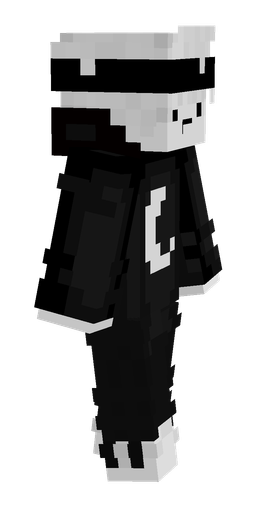 Black skin: body, right side render