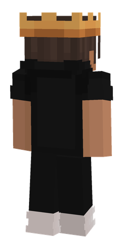 Black skin: body, back render