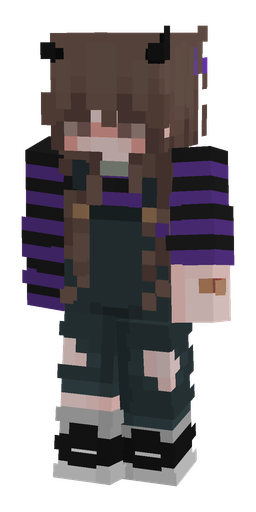Black skin: body, front render