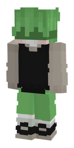 Black skin: body, front render