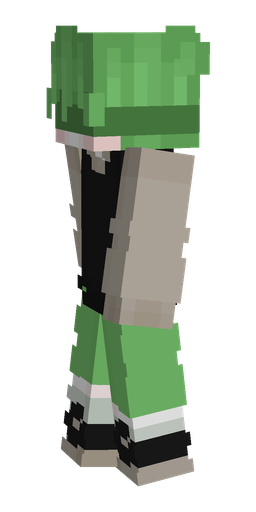 Black skin: body, left side render