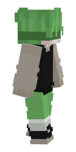 Black skin: body, right side render