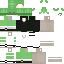 Black skin: raw texture render