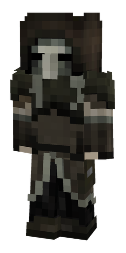 Black skin: body, front render