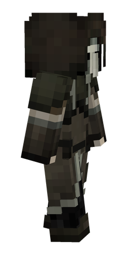 Black skin: body, right side render