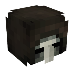 Black skin: head render
