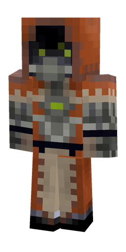 Black skin: body, front render